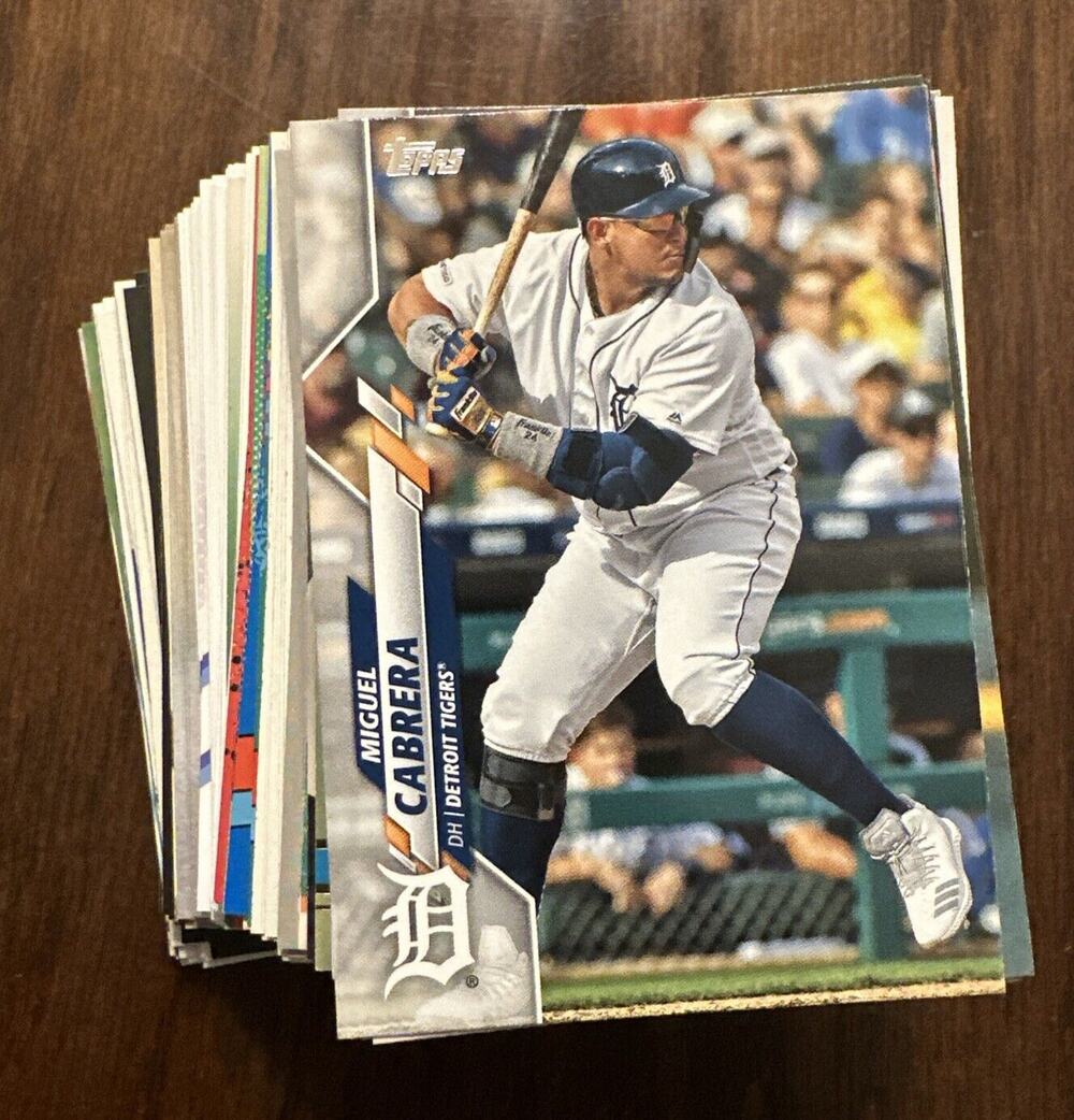 Detroit Tigers Baseball Card Huge Lot 109 Different Cards